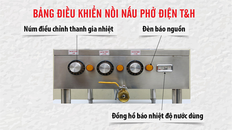 NỒI NẤU PHỞ ĐIỆN T&H 60 LÍT